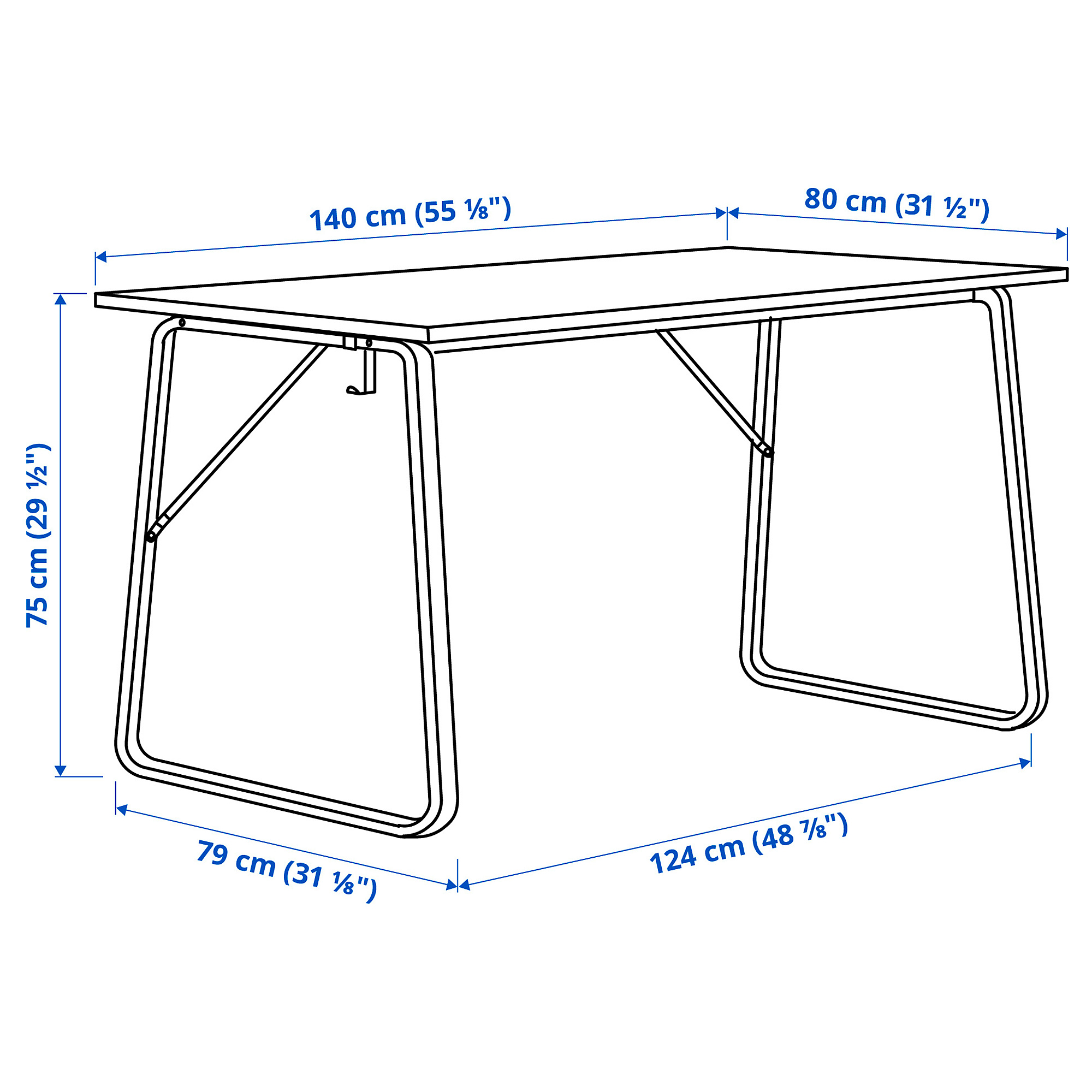 HUVUDSPELARE gaming desk