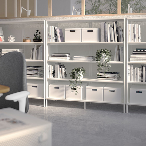 BEKANT storage unit on castors mesh black - IKEA