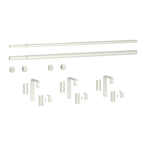 HUGAD/RÄCKA 雙窗簾桿組合