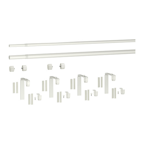 HUGAD/RÄCKA 雙窗簾桿組合