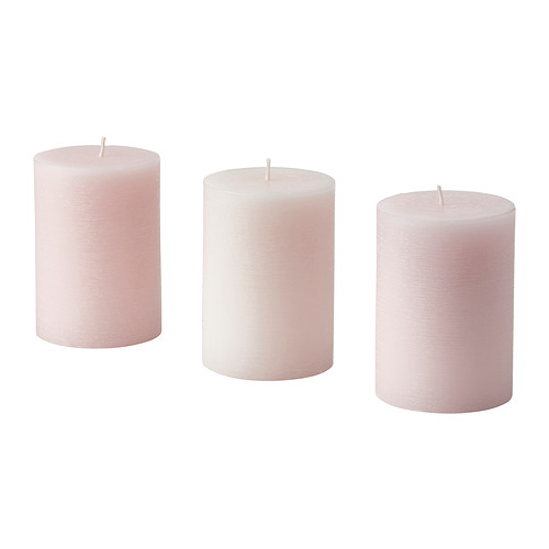 LUGNARE scented pillar candle