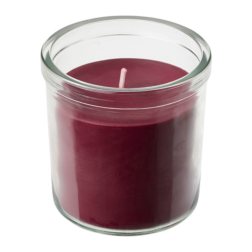 STÖRTSKÖN scented candle in glass