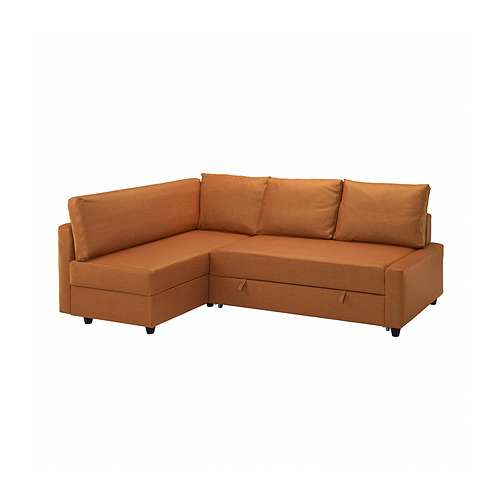 KLAGSHAMN/FRIHETEN corner sofa-bed with storage