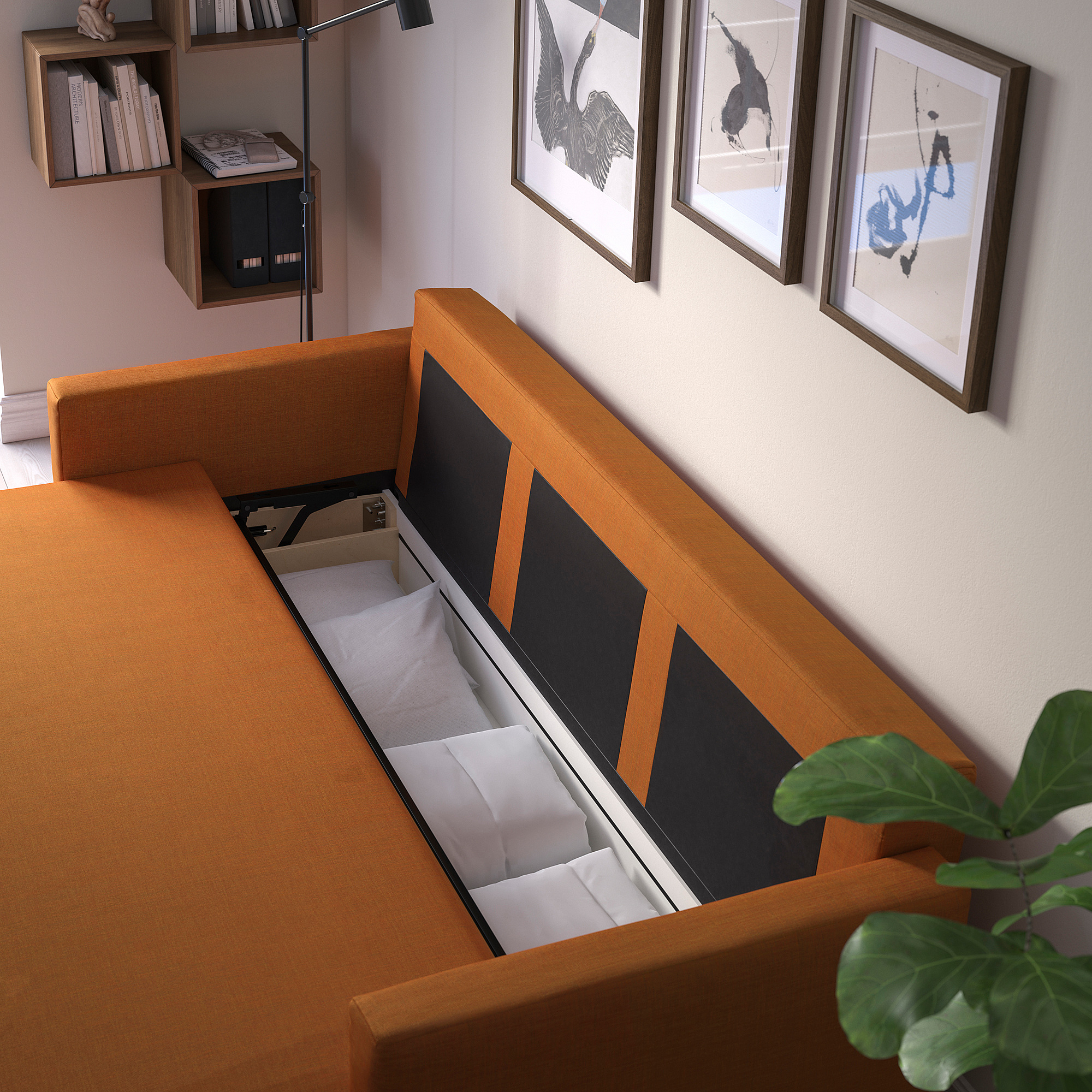 FRIHETEN 3-seat sofa-bed