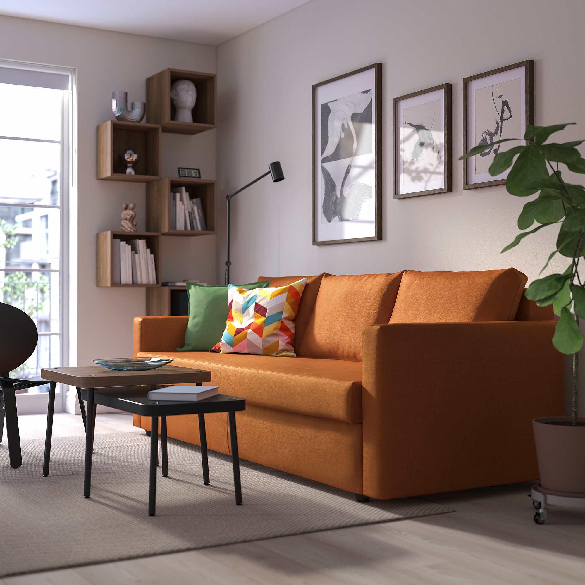 FRIHETEN 3-seat sofa-bed