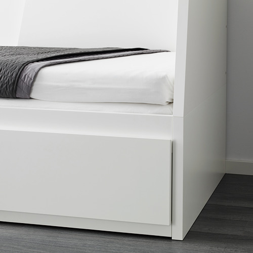 FLEKKE day-bed w 2 drawers/2 mattresses