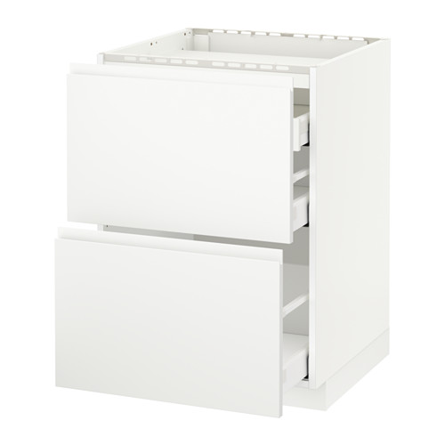 METOD/MAXIMERA base cab f hob/2 fronts/3 drawers