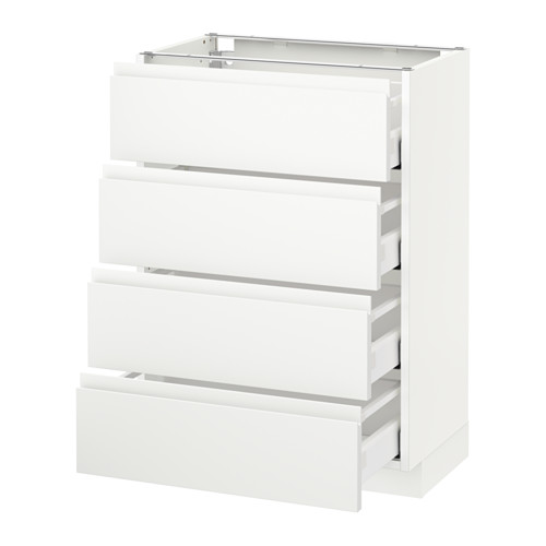 METOD base cab 4 frnts/4 drawers