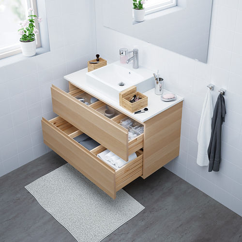 GODMORGON wash-stand with 2 drawers