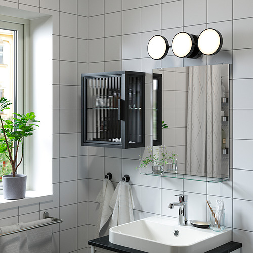 MOSSJÖN 玻璃門吊櫃