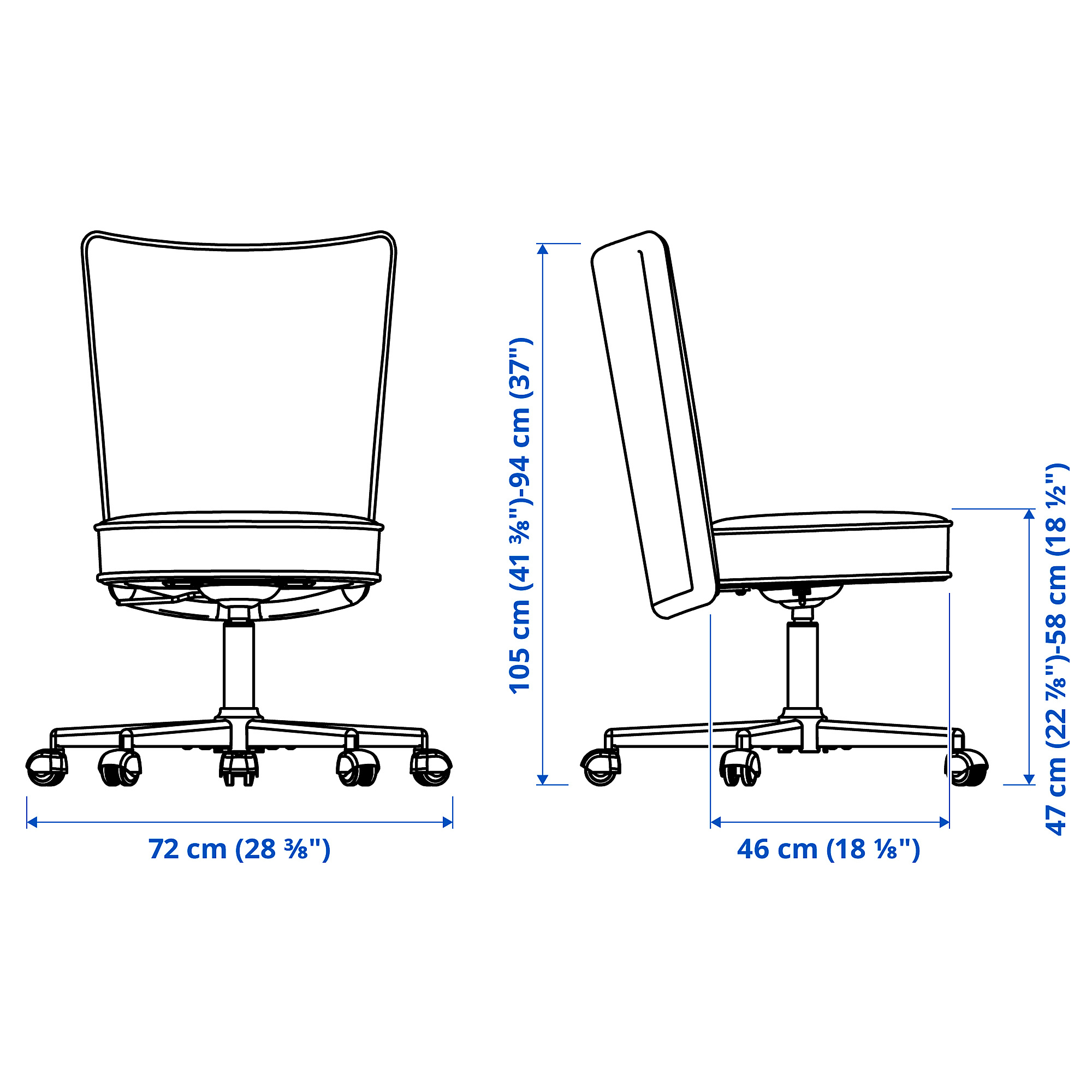 BRYTNING swivel chair