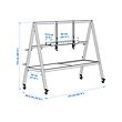 YXSTABY gaming tv stand on castors
