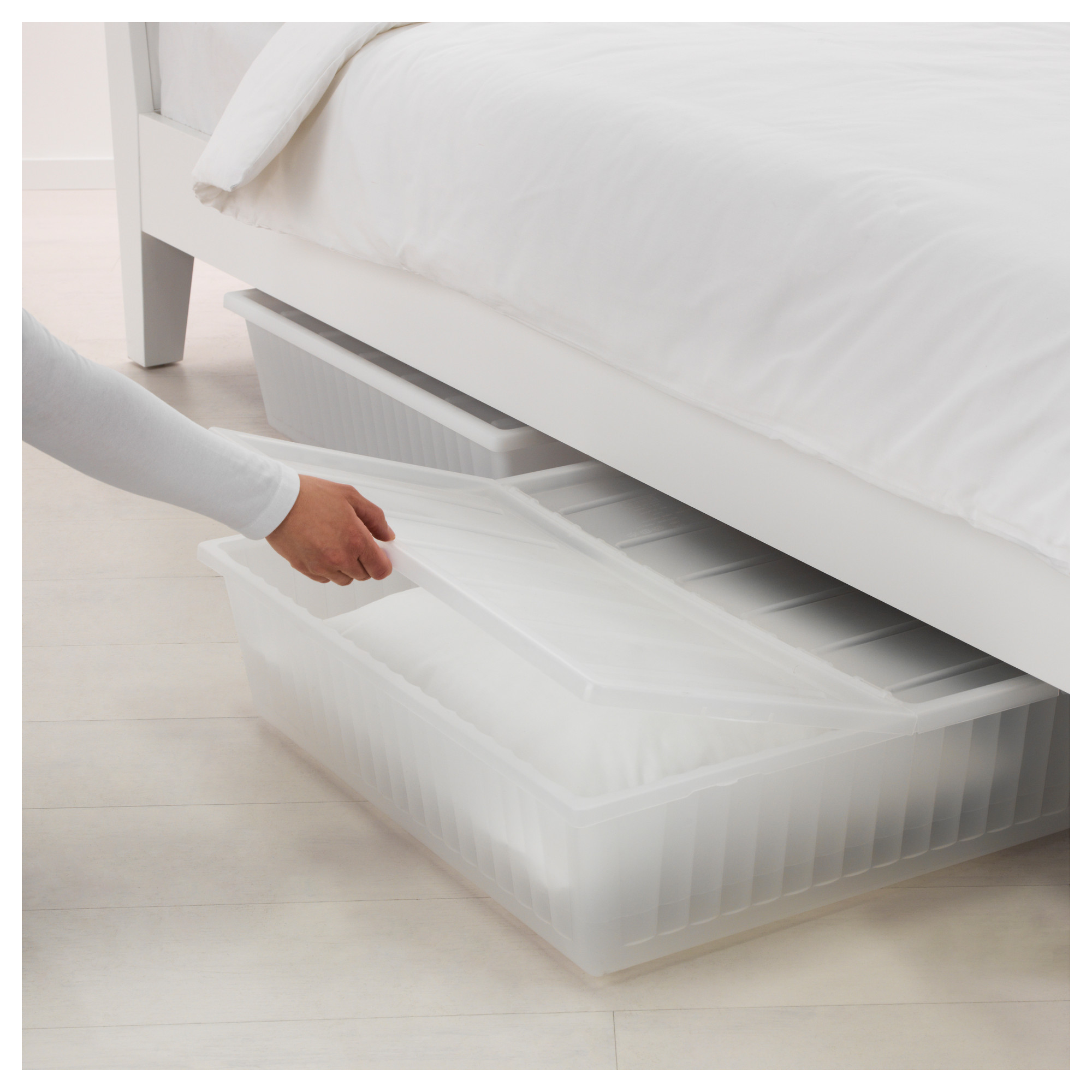 Gimse Bed Storage Box White Ikea Hong Kong