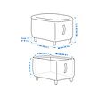 OSKARSHAMN wing chair with footstool