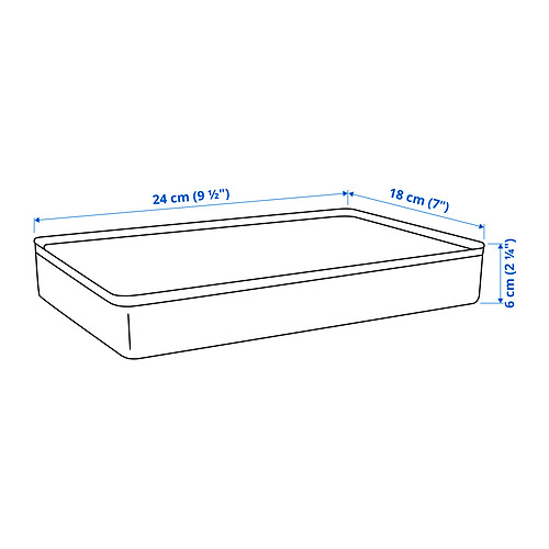 HARVMATTA box with compartments