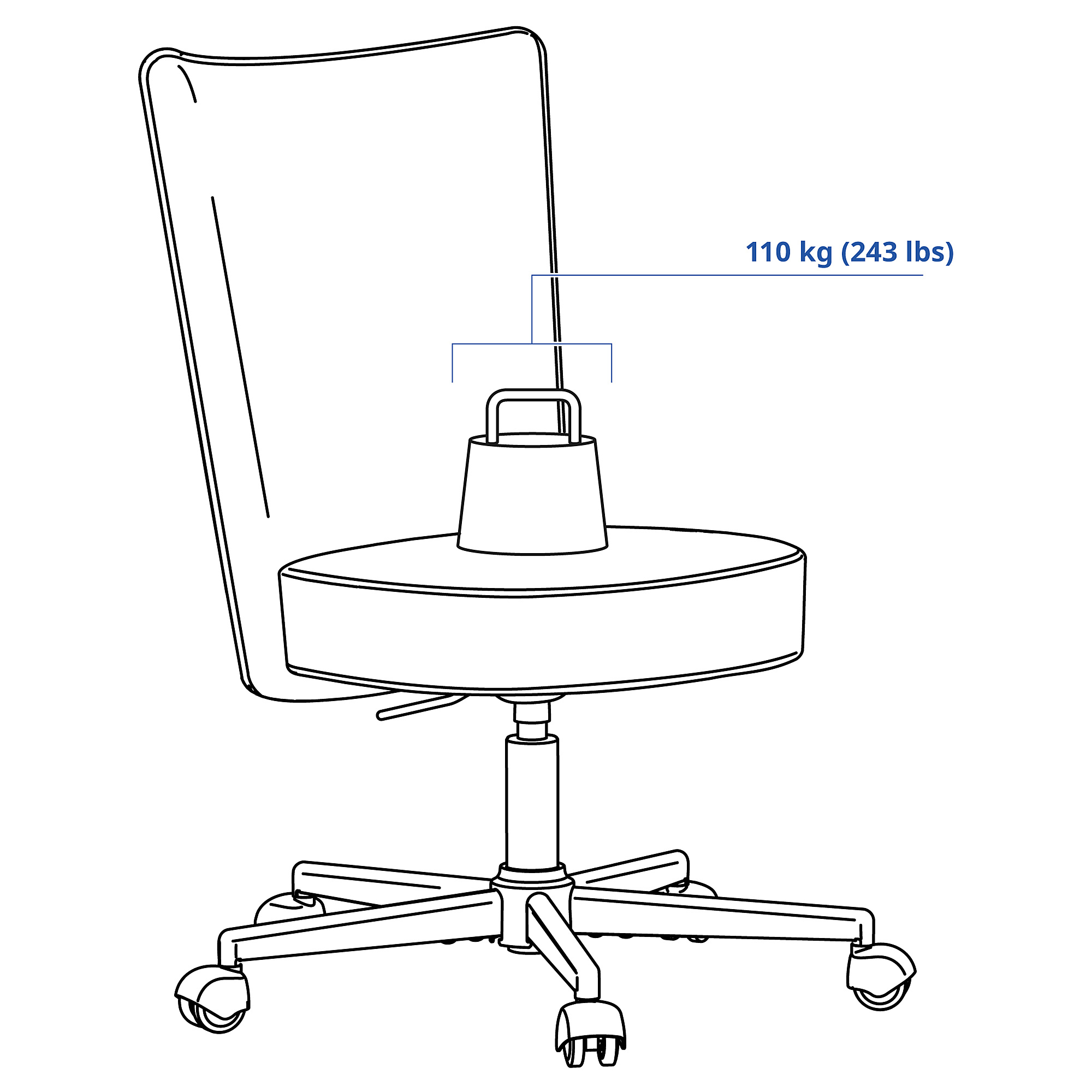 BRYTNING swivel chair