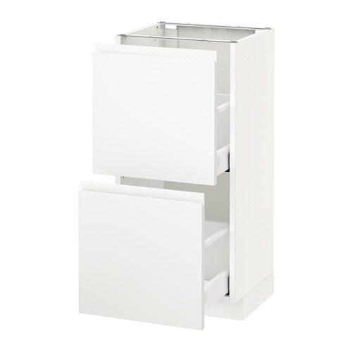 METOD base cabinet with 2 drawers