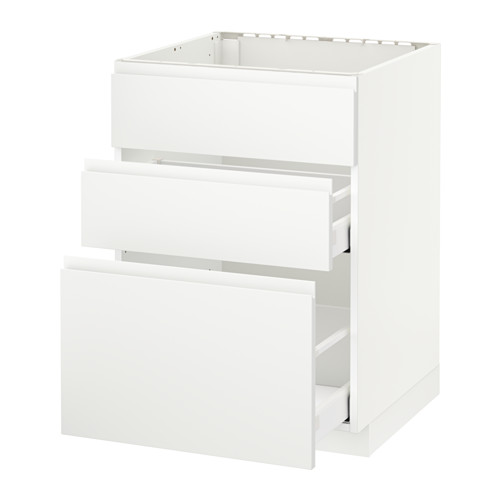 METOD/MAXIMERA base cab f sink+3 fronts/2 drawers