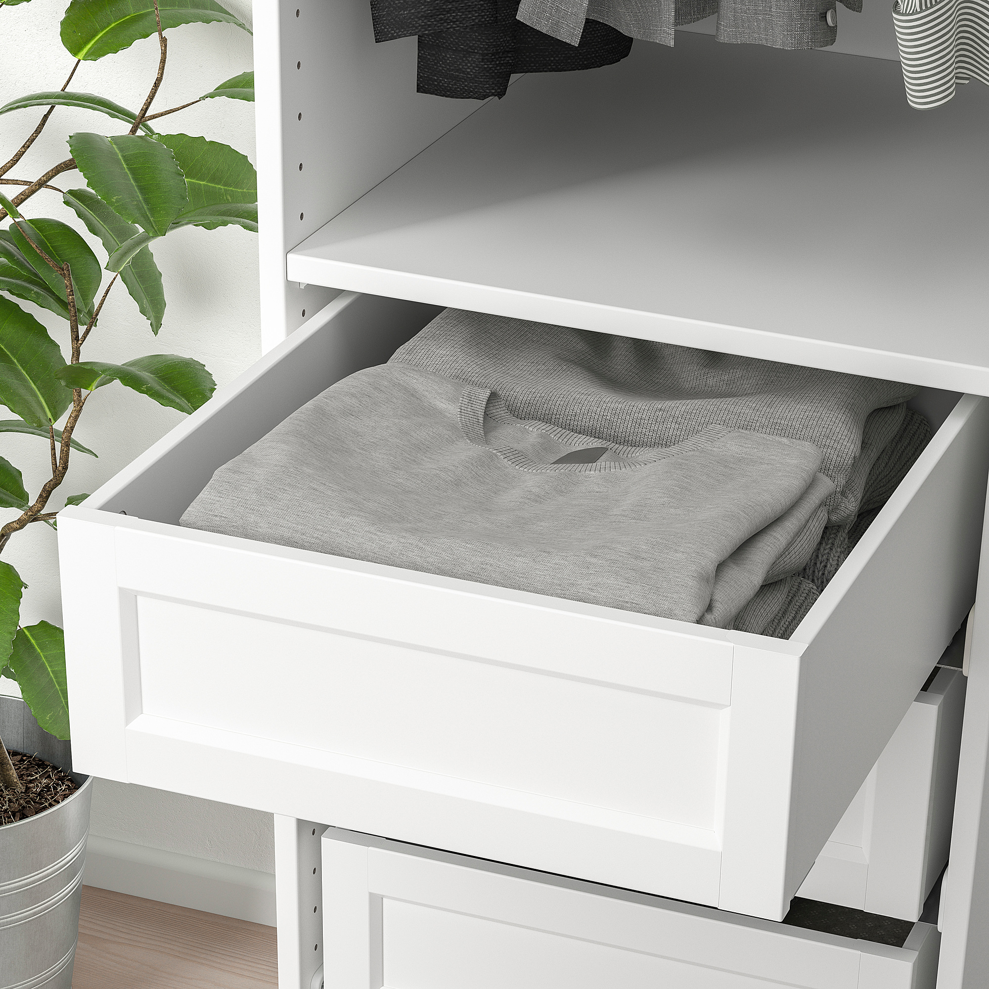 KOMPLEMENT drawer with framed front, white IKEA Hong Kong and Macau