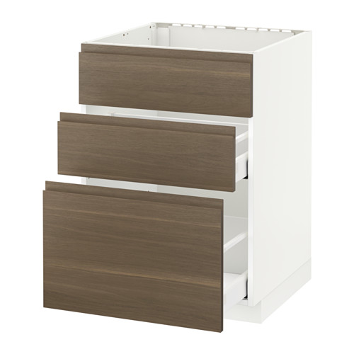 METOD/MAXIMERA base cab f sink+3 fronts/2 drawers