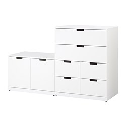IKEA - NORDLI 4-drawer dresser, White