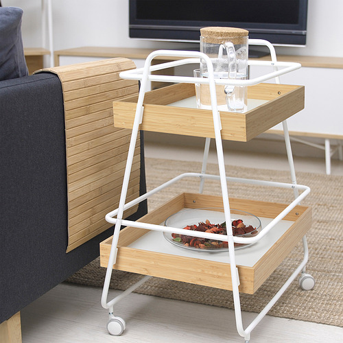 SVENARUM trolley table with storage