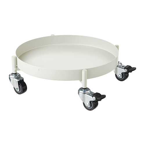 OLIVBLAD - 活動花盆架, 室內/戶外用/灰白色, 32 厘米 | IKEA 香港及澳門 - PE994213_S4