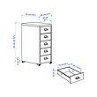 HELMER drawer unit on castors