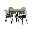 BALTSAR/NORRMJÖLE table and 4 chairs