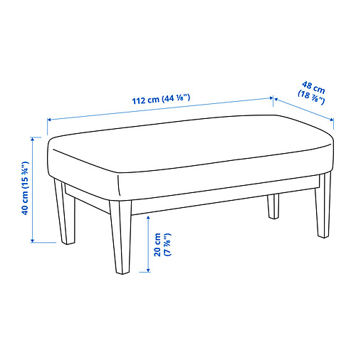 EKENÄSET bench