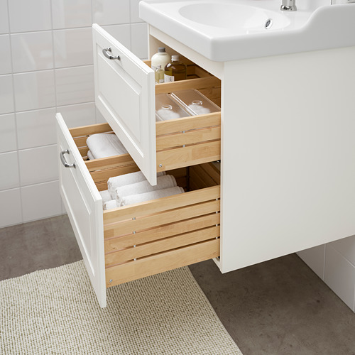 GODMORGON/RÄTTVIKEN wash-stand with 2 drawers