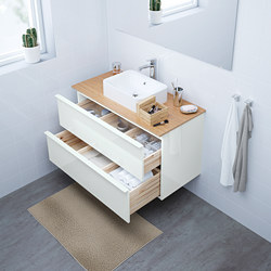 GODMORGON - 雙抽屜洗手盆櫃, 白色 | IKEA 香港及澳門 - PE413904_S3