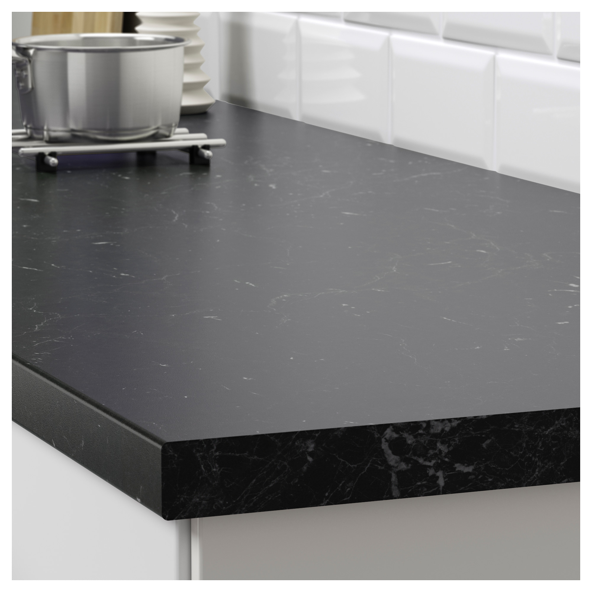 Saljan Worktop Black Marble Effect Ikea Hong Kong