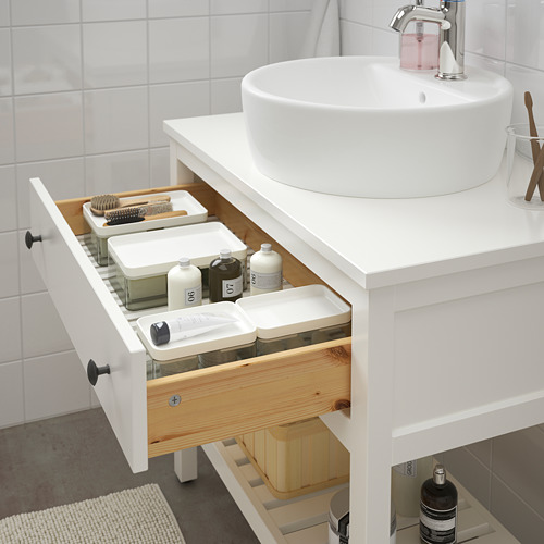 HEMNES/TÖRNVIKEN 開放式洗手盆櫃連抽屜/洗手盆/水龍頭