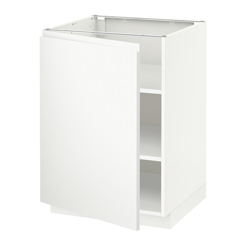 METOD base cabinet with shelves