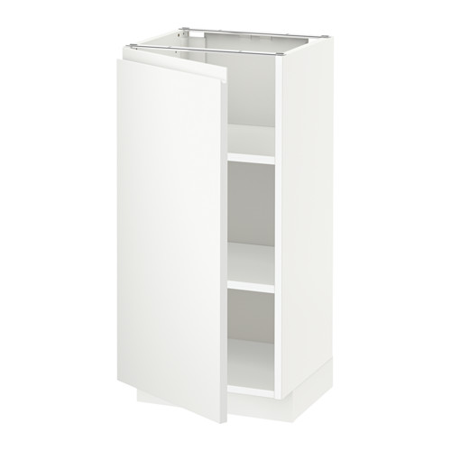 METOD base cabinet with shelves