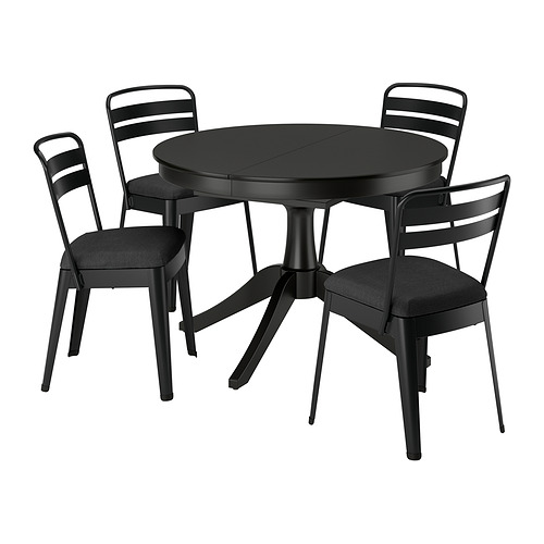 RAMSNÄS/ROSENTORP table and 4 chairs