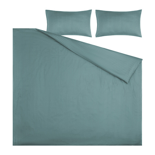NATTJASMIN duvet cover and 2 pillowcases