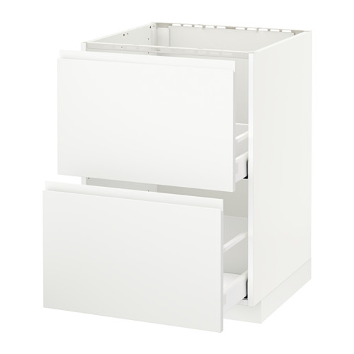 METOD/MAXIMERA base cab f sink+2 fronts/2 drawers