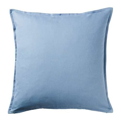 GURLI cushion cover, 50x50 cm, light blue