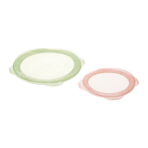 ÖVERMÄTT food cover, set of 2