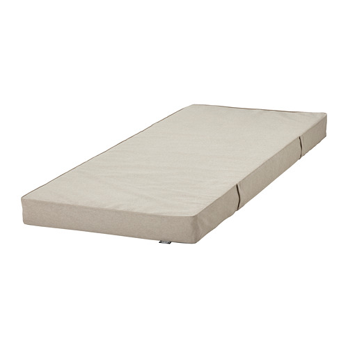 VANNAREID pocket sprung mattress, extra firm/beige, single