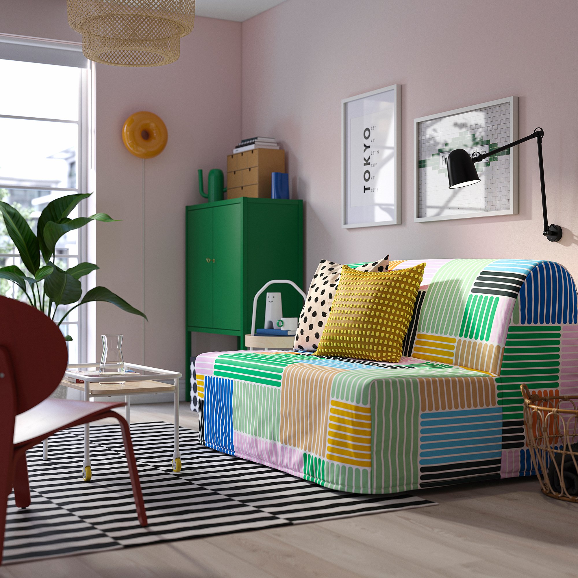LYCKSELE LÖVÅS 2-seat sofa-bed
