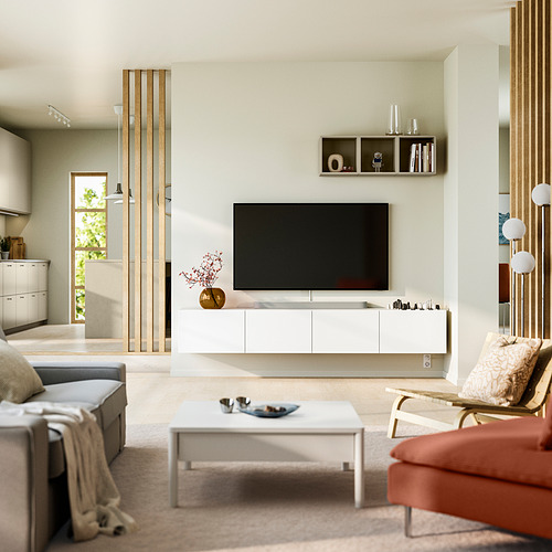 BESTÅ TV bench with doors