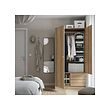 VILHATTEN wardrobe with 2 doors and 2 drawers