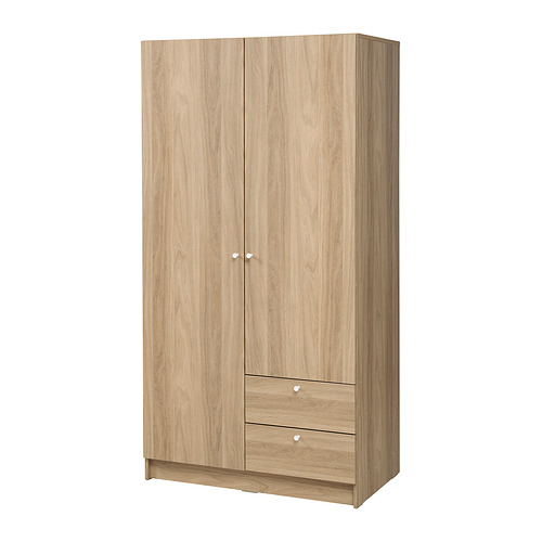 VILHATTEN wardrobe with 2 doors and 2 drawers