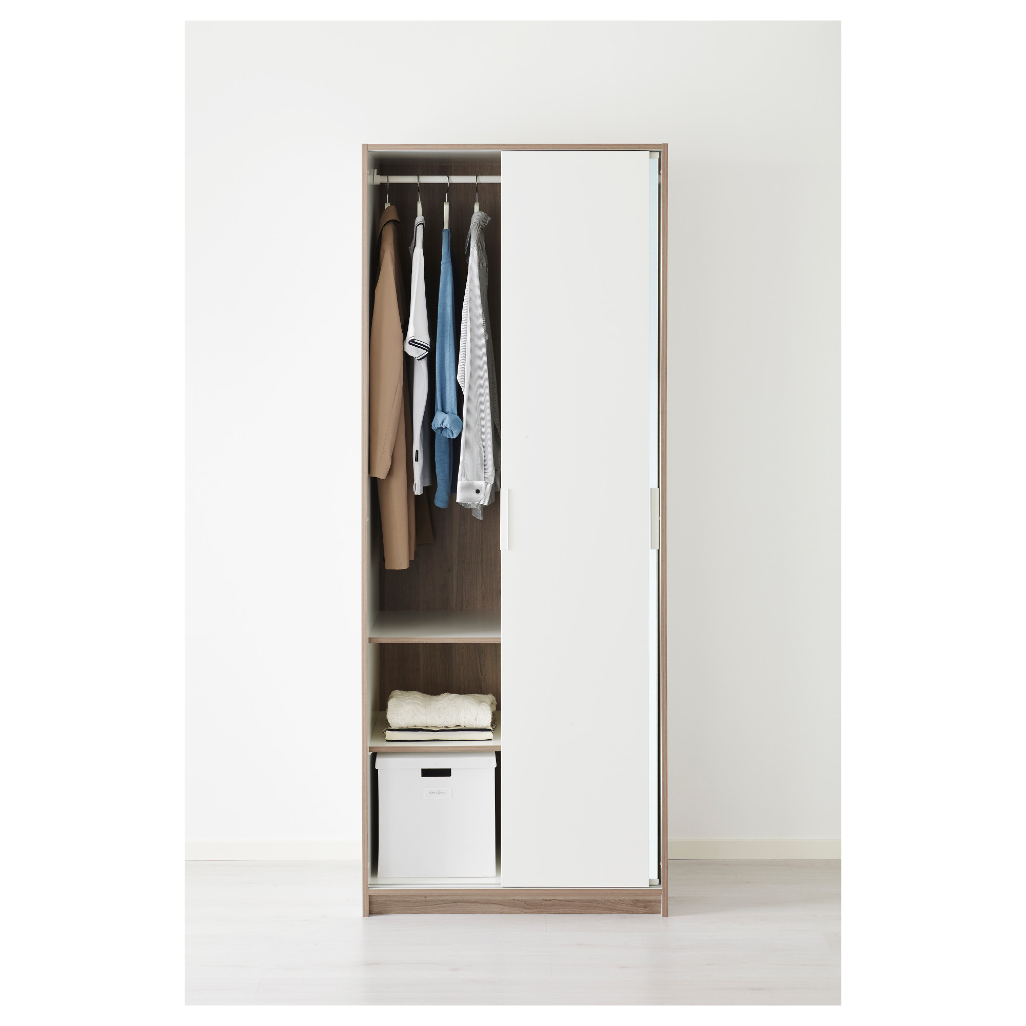 TRYSIL wardrobe, white/mirror glass IKEA Hong Kong and Macau