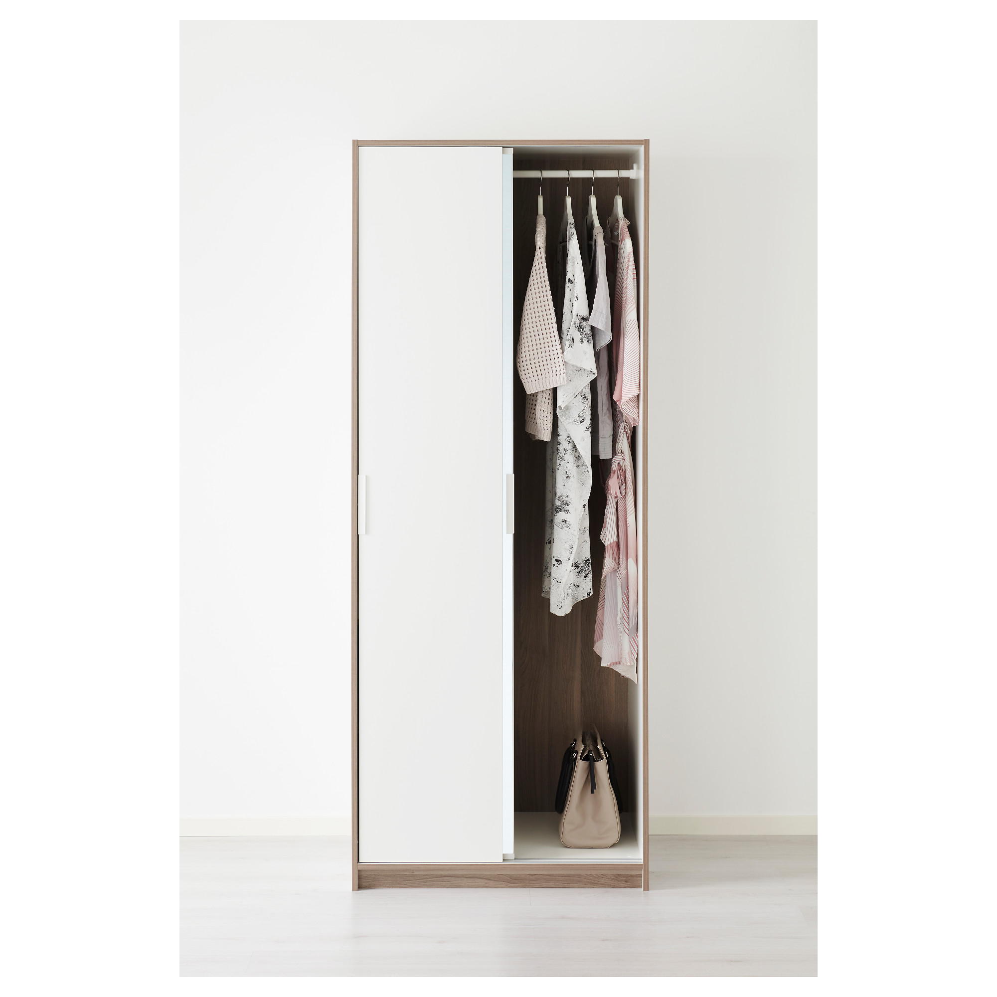 TRYSIL wardrobe, white/mirror glass IKEA Hong Kong and Macau