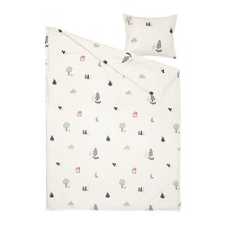 BARNDRÖM - 被套枕袋套裝, 貓/綠色 | IKEA 香港及澳門 - PE808486_S3