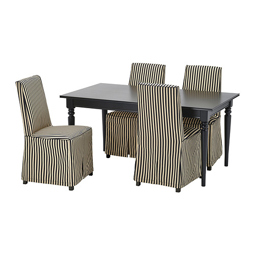 INGATORP/BERGMUND table and 4 chairs